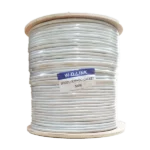 Câble coaxial KX6 avec alimentation et jacket 500m